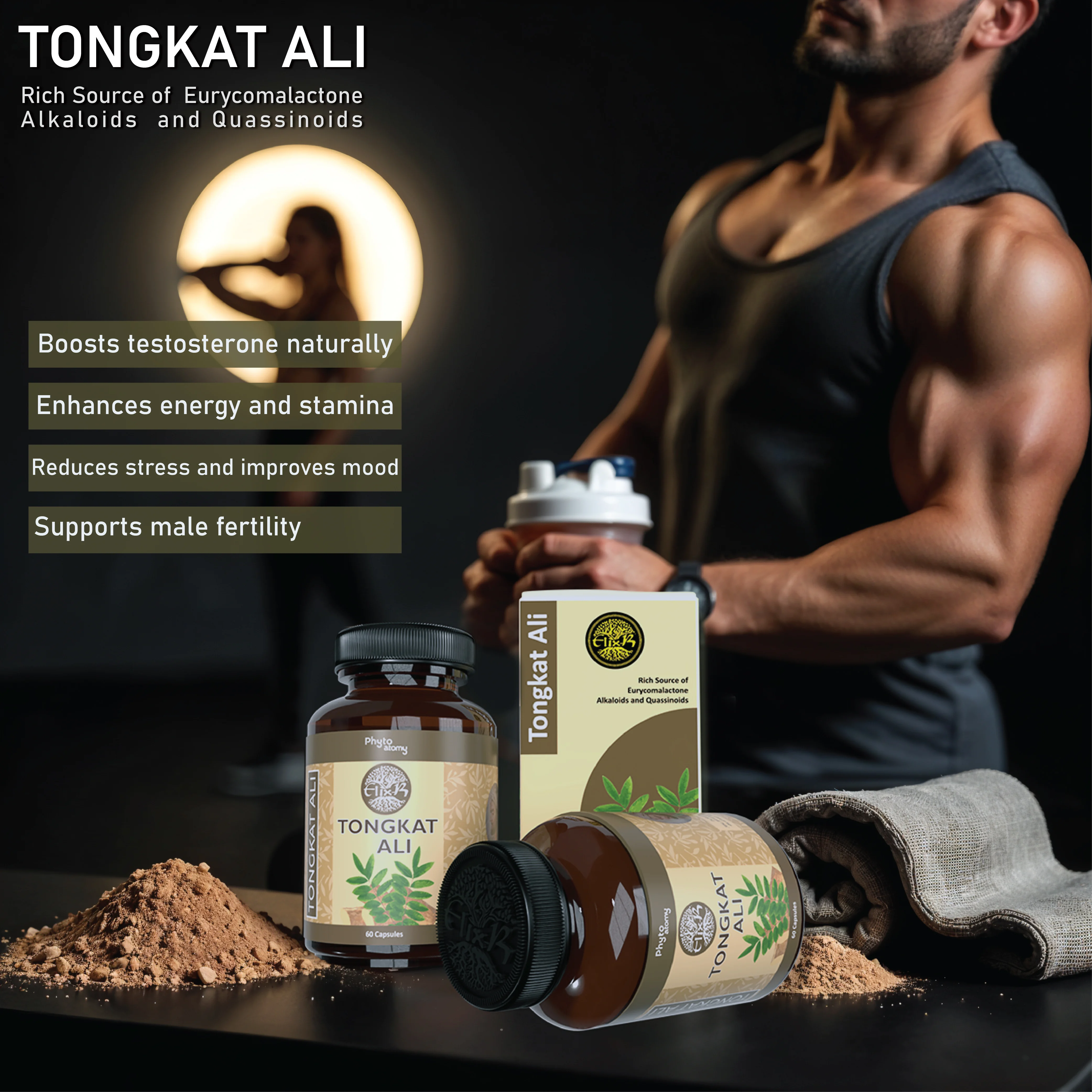 Tongkat Ali (60 Capsule)-(8 Pcs.)- SCBV & Delta